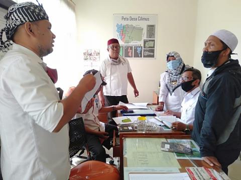 Rabu, 5 Agustus 2020, Monitoring PBB di Desa Cilimus