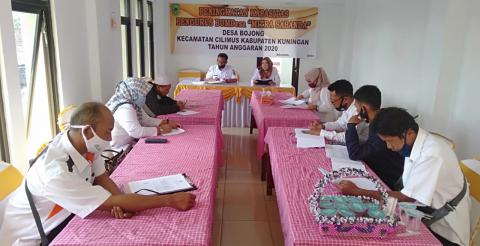 Rabu, 5 Agustus 2020, Monitoring PBB di Desa Bojong