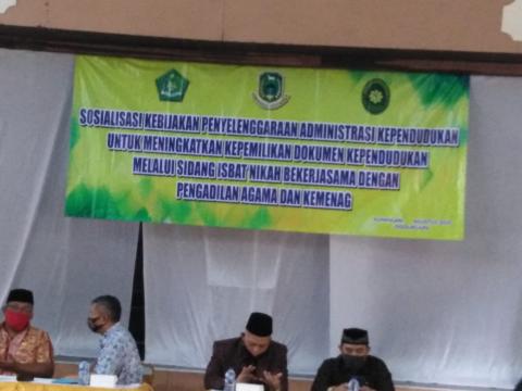 Kamis, 6 Agustus 2020 Sosialisasi Dokumen Kependudukan melalui Sidang Isbat Nikah di Desa Bojong