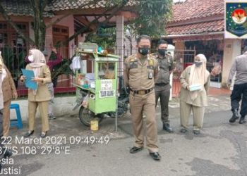 22 Maret 2021 Razia Masker di Desa Kaliaren